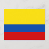De vlag van Colombia Briefkaart (Voorkant)