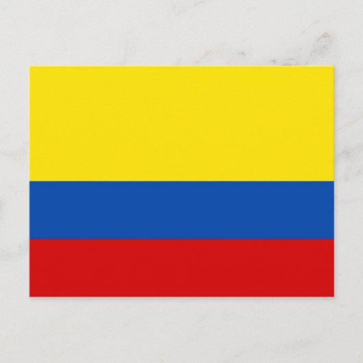 De vlag van Colombia Briefkaart (Voorkant)