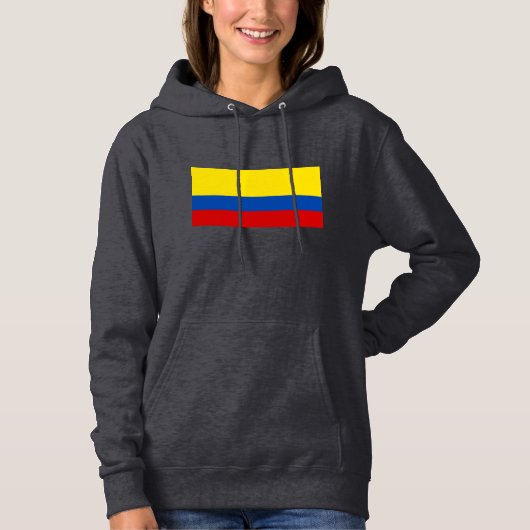 De vlag van Colombia Hoodie (Voorkant)