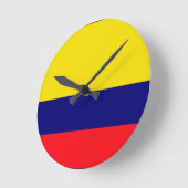 De vlag van Colombia Ronde Klok (Hoek)