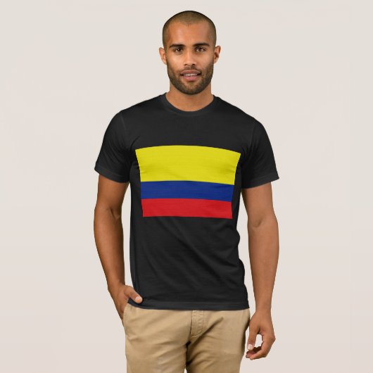 De vlag van Colombia T-shirt (Voorkant volledig)