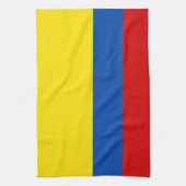 De vlag van Colombia Theedoek (Verticaal)