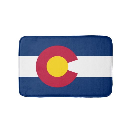 De vlag van Colorado Badmat (Voorkant)