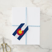 De vlag van Colorado Cadeaulabel (Met Touw)