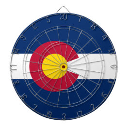 De vlag van Colorado Dartbord
