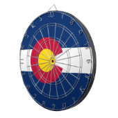 De vlag van Colorado Dartbord (Voorkant Rechts)