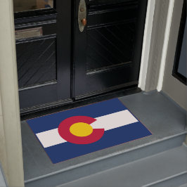 De vlag van Colorado Deurmat
