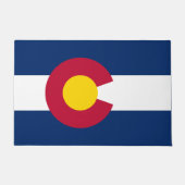 De vlag van Colorado Deurmat (Voorkant)
