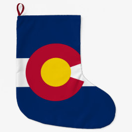 De vlag van Colorado Grote Kerstsok
