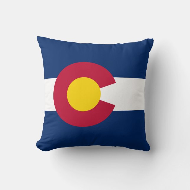 De vlag van Colorado Kussen (Voorkant)