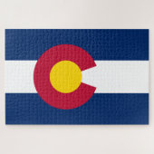 De vlag van Colorado Legpuzzel (Horizontaal)