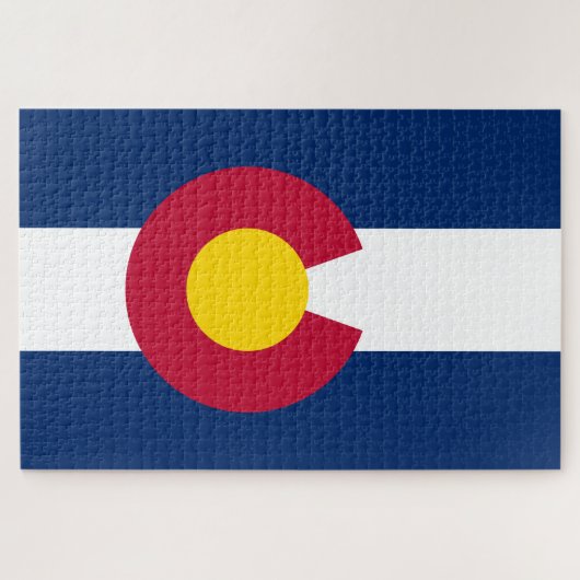 De vlag van Colorado Legpuzzel (Horizontaal)