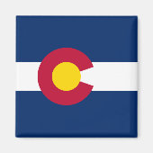 De vlag van Colorado Magneet (Voorkant)