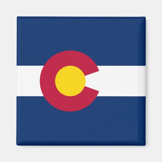 De vlag van Colorado Magneet (Voorkant)