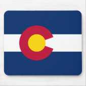 De vlag van Colorado Muismat (Voorkant)