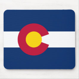 De vlag van Colorado Muismat