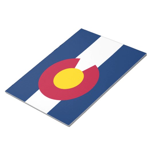 De vlag van Colorado Notitieblok (Schuin)
