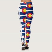 De vlag van Colorado past Leggings aan die mieren  (Achterkant)