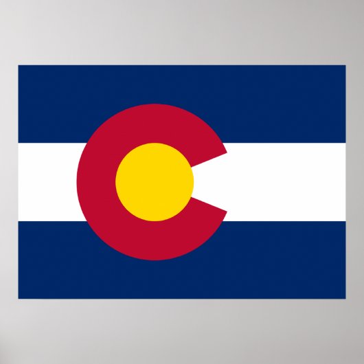 De vlag van Colorado Poster (Voorkant)