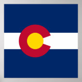 De vlag van Colorado Poster (Voorkant)