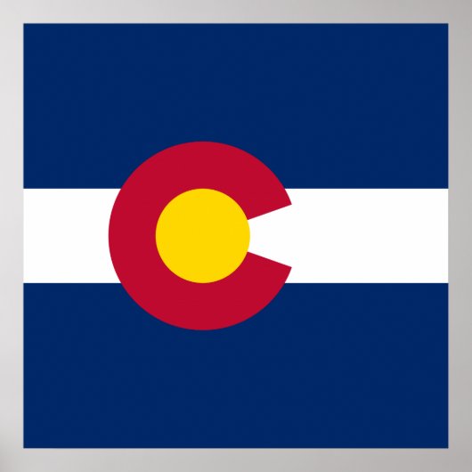 De vlag van Colorado Poster (Voorkant)
