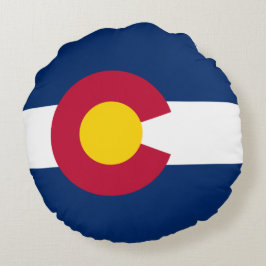 De vlag van Colorado Rond Kussen