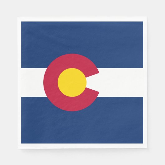 De vlag van Colorado Servet (Voorkant)