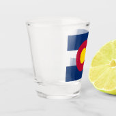 De vlag van Colorado Shot Glas (Links)