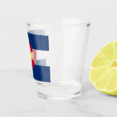 De vlag van Colorado Shot Glas (Rechts)