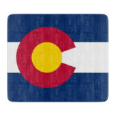De vlag van Colorado Snijplank (Voorkant)