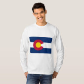 De vlag van Colorado T-shirt (Voorkant volledig)