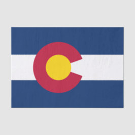 De vlag van Colorado Tissuepapier