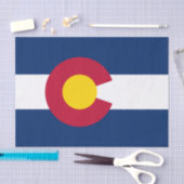 De vlag van Colorado Tissuepapier (Craft)