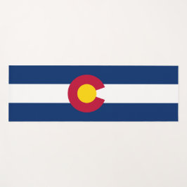 De vlag van Colorado Yogamat