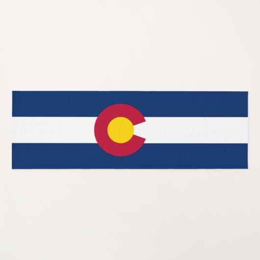 De vlag van Colorado Yogamat (Voorkant (horizontaal))