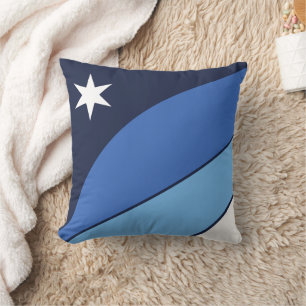 De vlag van Columbia op het Amerikaanse MoJo Pillo Kussen
