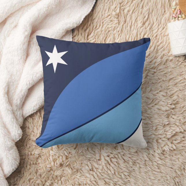 De vlag van Columbia op het Amerikaanse MoJo Pillo Kussen (Deken)