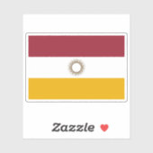 De vlag van Cordoba, Argentinië Sticker (Vel)