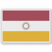 De vlag van Cordoba, Argentinië Sticker (Voorkant)