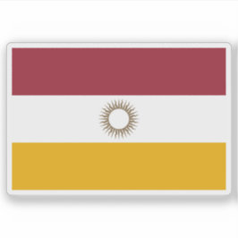 De vlag van Cordoba, Argentinië Sticker