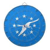 De vlag van Corpus Christi (Texas) Dartbord (Voorkant)