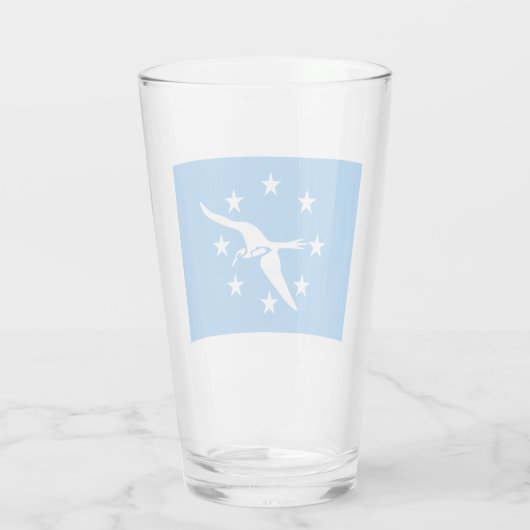 De vlag van Corpus Christi (Texas) Glas (Achterkant)