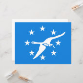 De vlag van Corpus Christi (Texas) Kaart (Voorkant / Achterkant in situ)