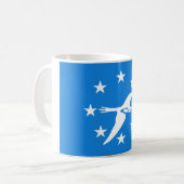 De vlag van Corpus Christi (Texas) Koffiemok (Voorkant links)