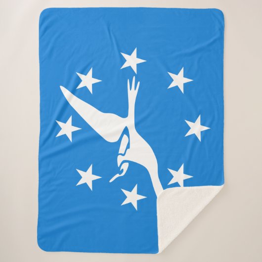 De vlag van Corpus Christi (Texas) Sherpa Deken (Voorkant)