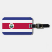 De vlag van Costa Rica Bagagelabel (Voorkant horizontaal)