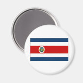 De vlag van Costa Rica Magneet (Voorkant / Achterkant)