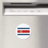 De vlag van Costa Rica Magneet (Insitu (Vaatwasser))