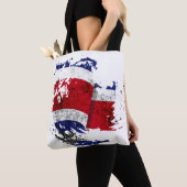 de vlag van Costa Rica Tote Bag (Dichtbij)