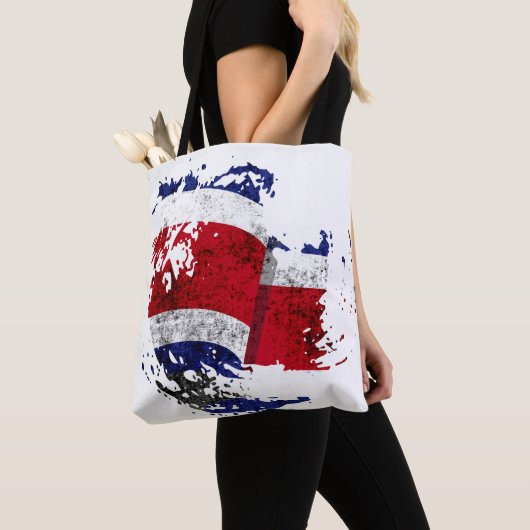 de vlag van Costa Rica Tote Bag (Dichtbij)